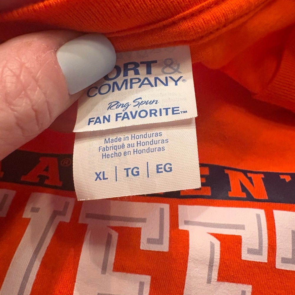 Orange Auburn Tigers Sweet 16 T-Shirt Size XL - Picture 3 of 4